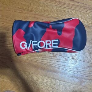 G/Fore G4 Driver Headcover Camo Birdie Blue Red Polyurethane And Velour 4 Gs
